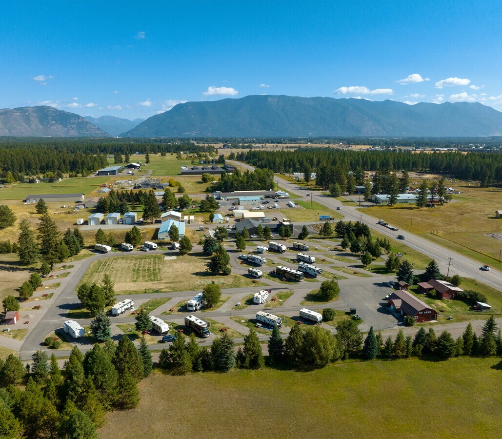Mountain View RV Park, Columbia Falls, Montana